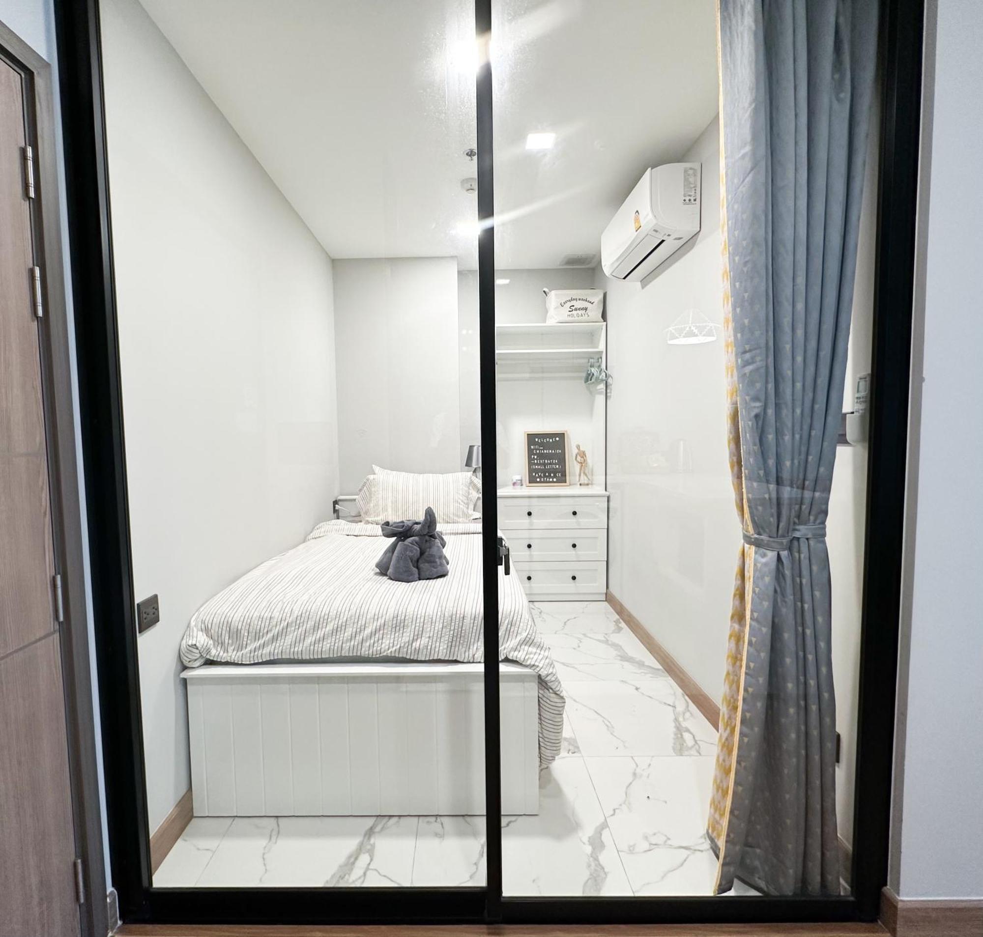 New & Cozy 2 Bedroom @ The Astra Sky River Csiangmaj Kültér fotó